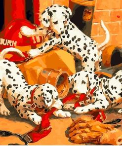 Dalmatian Dog Pet Paint By Numbers