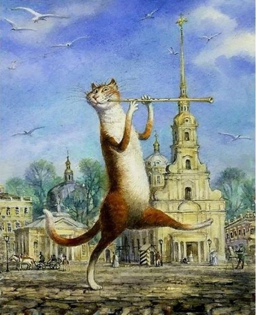 RUOPOTY-diy-frame-Walking-Cat-Animals-DIY-Painting-By-Numbers-Hand-Painted-Oil-Painting-Wall-Art