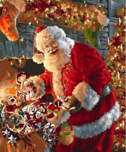 Merry Christmas Santa Paint By Numbers