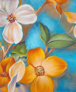 Rainbow Plumeria Bloom Paint By Numbers