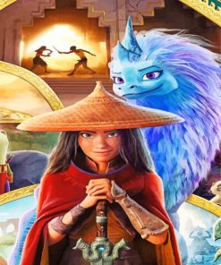 Disney's Raya Adventure Paint By Numbers