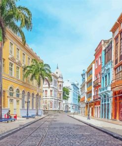 Recife Brazil Scenes Paint By Numbers