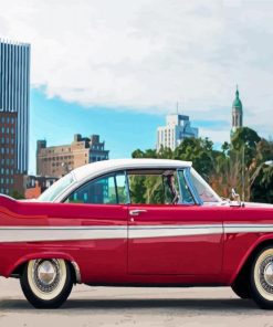 1958 Plymouth Fury Classic Car Paint By Numbers