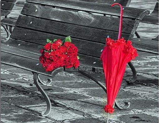 Red-Flowers-Umbrella-paint-by-numbers