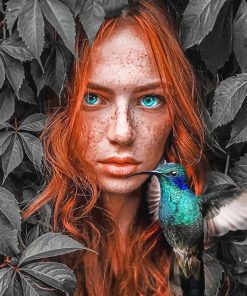 Ginger Redhead Bird Paint By Numbers