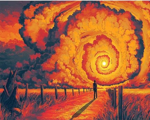 Red-Storm-Scene-paint-by-numbers