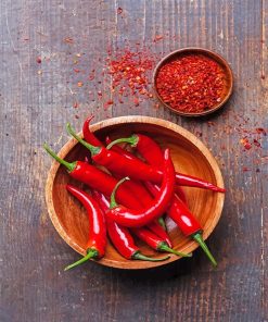Spicy Red Pepper Paint By Numbers