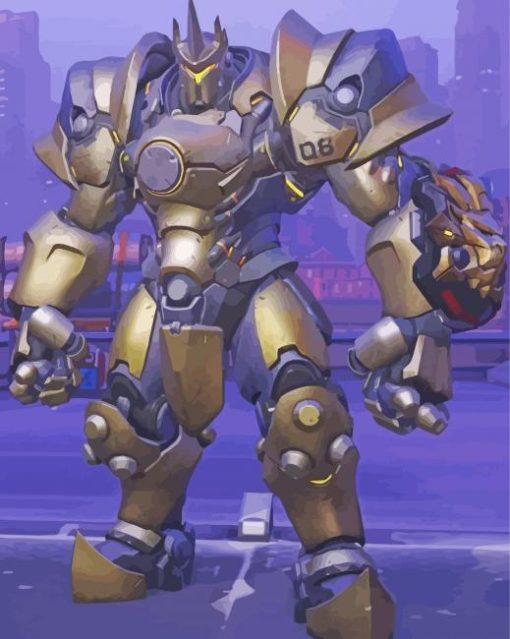 Reinhardt-game-character-paint-by-numbers