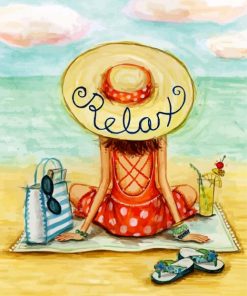Relaxing Beach Holiday Paint By Numbers