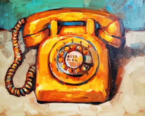 Retro-Phone-paint-by-numbers