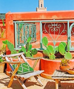 Riad Marrakech Morocco Paint By Numbers