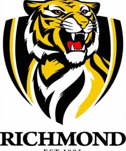 Richmond Football Club Colors Paint By Numbers
