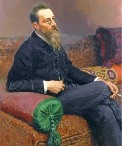 Rimsky Korsakov Vintage Style Paint By Numbers
