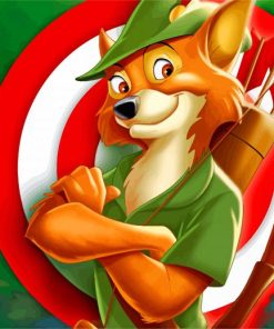 Robin Hood Animation Paint By Numbers