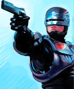 Robocop Sci Fi Movie Paint By Numbers