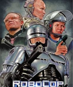 Robocop Sci Fi Classic Paint By Numbers
