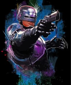 Robocop Sci-Fi Adventure Paint By Numbers