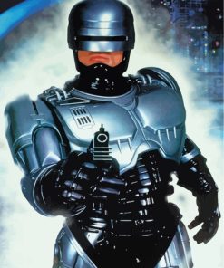 Peter Weller Robocop Sci-Fi Movie Paint By Numbers