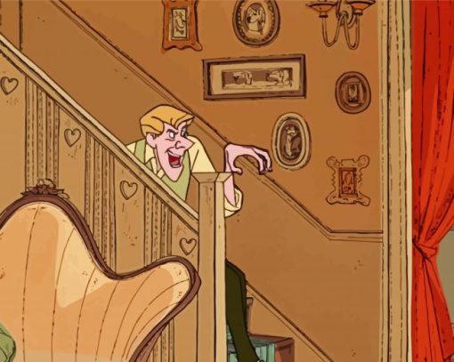 Roger-one-hundred-and-one-Dalmatians-character-paint-by-numbers