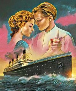 Jack and Rose Titanic Duo Paint By Numbers