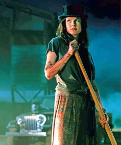 Rebecca Ferguson Rose The Hat Painting By Numbers