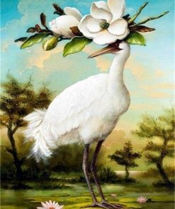 Rose Head Bird Paint By Numbers