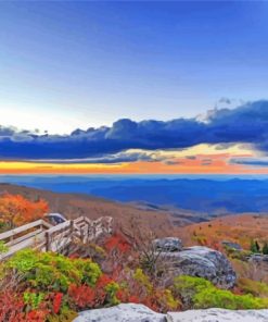 Rough Ridge North Carolina Paint By Numbers