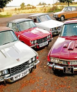 Classic Rover P6 Cars Paint By Numbers