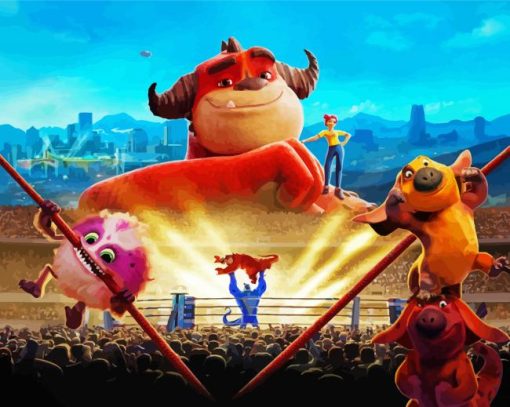 Rumble-Animated-Movie-Poster-paint-by-numbers