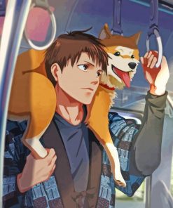 Run With The Wind Dog Anime Paint By Numbers