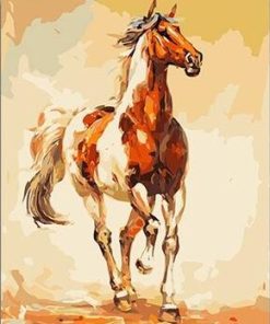 Running Horses Paint By Numbers
