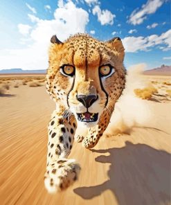 Speedy Cheetah Paint By Numbers