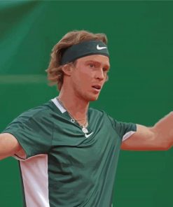 Andrey Rublev Tennis Paint By Numbers