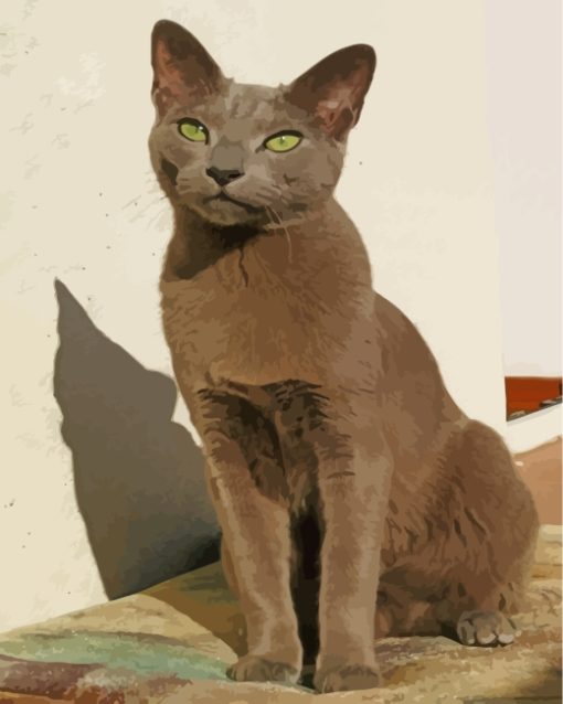 Russian-Blue-cat-paint-by-numbers