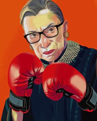 Ruth Bader Ginsburg Icon Paint By Numbers