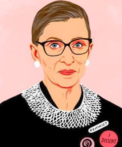 Ruth Bader Ginsburg Inspiring Women Paint By Numbers