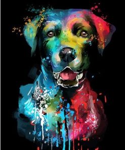Colorful Dog Companions Paint By Numbers