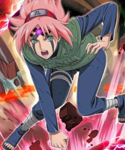 Sakura Haruno Anime Paint By Numbers