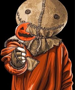 Sam Halloween Horror Paint By Numbers