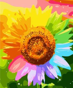 Sunflower Painting Kit Paint By Numbers