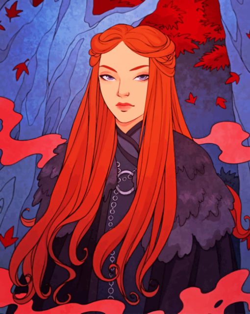 Sansa-Stark-Anime-paint-by-number