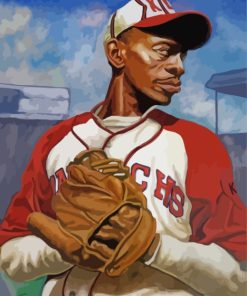 Satchel Paige Baseball Legends Paint By Numbers