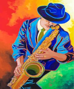 Saxophone Soloist Paint By Numbers