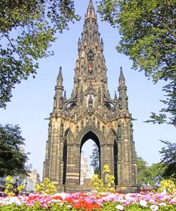 Edinburgh Scott Monument Paint By Numbers