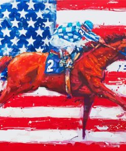 Secretariat Horse Paint By Numbers