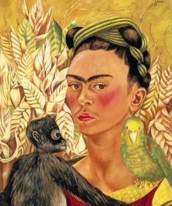 Frida Kahlo Monkey Parrot Paint By Numbers