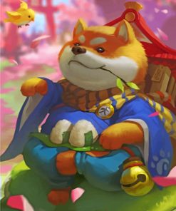 Shiba Inu Japanese Dog Paint By Numbers