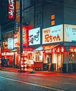 Shizuoka Nightscape Paint By Numbers