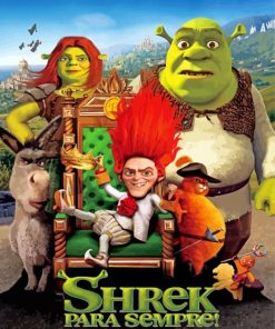 Shrek and Fiona Paint By Numbers