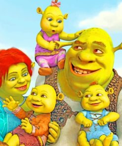 Shrek Family Adventure Paint By Numbers